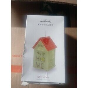 2018 Hallmark New Home Christmas Tree Ornament NIB Made Of Ceramic
